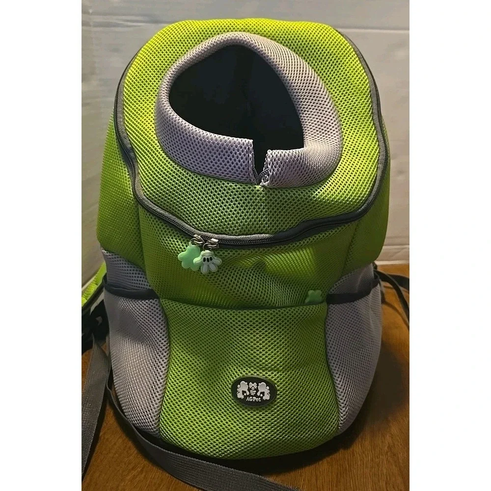Pup Luck Mesh Padded Pet Backpack Carrier XL